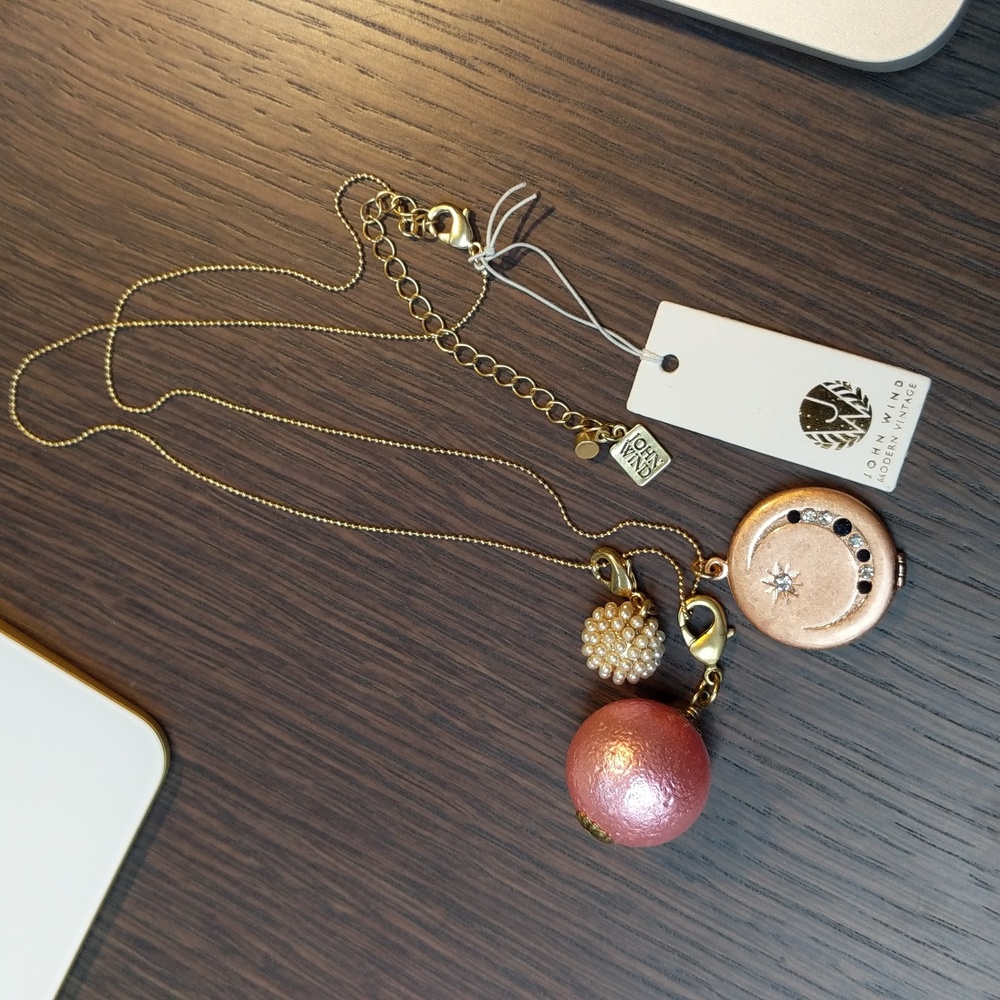 NWT John Wind Necklace And Charms